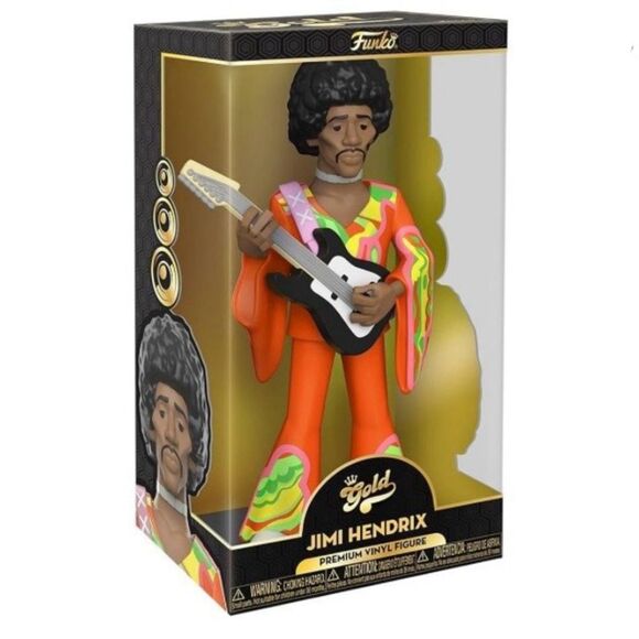 🆕 Funko Pop! Vinyl Gold: Jimi Hendrix 12" - Picture 1 of 3